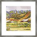 Vintage Hawaiian Art Framed Print