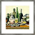 Vintage Liquor Ad 1871 Framed Print