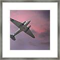 Vintage Navy Prop Plane Framed Print