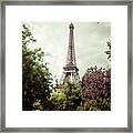 Vintage Paris Framed Print