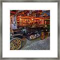 Vintage Service Station Framed Print