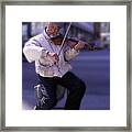 Violin Guy Framed Print