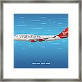 Virgin Atlantic Boeing 747-400 Framed Print