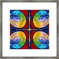 Visions Of Bliss And Abstract Artwork By Omaste Witkowski Framed Print