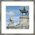 Vittoriano Equestrian Statue Ii Framed Print