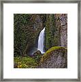 Wahclella Falls From Above Framed Print