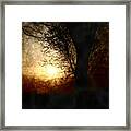 Walk Quietly Into The Night With Me. Framed Print