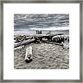 Sit Here And Watch The Sea Framed Print