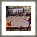 Walking To School Framed Print