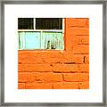Walls All Around Her Framed Print