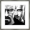 Walt And Jesse Framed Print