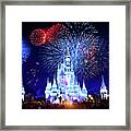 Walt Disney World Fireworks Framed Print