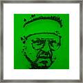 Walter Sobchak Nailed Green Framed Print