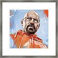 Walter White Framed Print