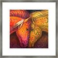 War Horse And Peace Horse Framed Print