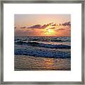 Warm Atlantic Sunrise Framed Print