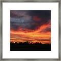 Warm Sunset Glow Framed Print