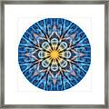 Warmth In The Cold Mandala Framed Print