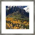 Wasatch Mountains Autumn Framed Print