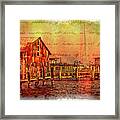 Wasting Away - A Digital Abstract Painting Framed Print