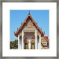 Wat Bangphratoonnok Phra Ubosot Dthb0556 Framed Print