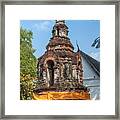 Wat Jed Yod Phra Chedi Containing Image Of Buddha Dthcm0911 Framed Print
