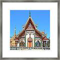 Wat Phratat Chom Taeng Phra Ubosot Dthcm1690 Framed Print