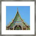 Wat Rong Sao Wihan Luang Gable Dthlu0151 Framed Print