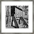 Watch Your Step Framed Print