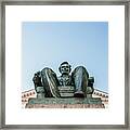 Watchful Abe Framed Print