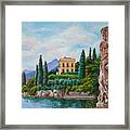 Watching Over Lake Como Framed Print