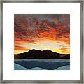 Water And Fire Framed Print