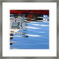 Water Colored Background  Reflections Framed Print