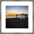 Water Play Framed Print