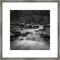 Waterfall In Austin Texas - Square Framed Print