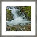 Waterfall On Crystal Creek Framed Print