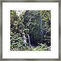 Waterfall On The Road To Hana Framed Print