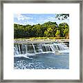 Waterfalls At Bull Creek Framed Print