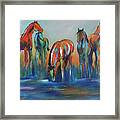Watering Hole 5 Framed Print