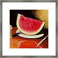 Watermelon Time Framed Print