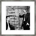 Watson And Crick Framed Print