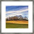 Waves Of Earth And Sky Framed Print