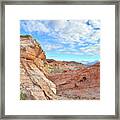Waves Of Sandstone In Valley Of Fire Framed Print