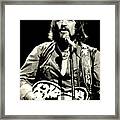 Waylon Jennings In Concert, C. 1976 Framed Print