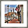 Welcome To Fells Point Framed Print