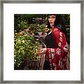 Welcome To The Garden Framed Print