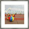 Welcome To The Wildwoods Framed Print