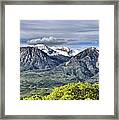West Elk Mountains Panorama Framed Print