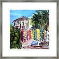 West End Market Framed Print