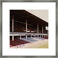 West Ham - Upton Park - West Stand 3 -1970s Framed Print